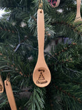 Custom Wooden Spoon Christmas Ornaments